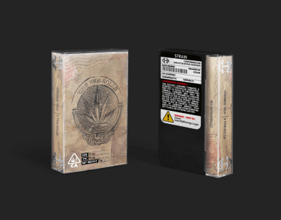 Mendo Breath 6 prerolls in a Cypress Hill Collectible Cassette Tape Stash Box