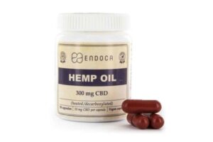 30 CBD Hemp Oil Capsules 300mg
