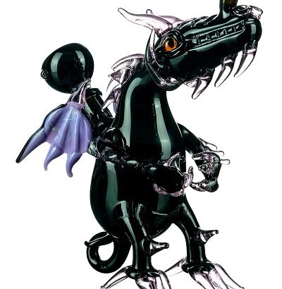 "Puff" The Glass Dragon Bong