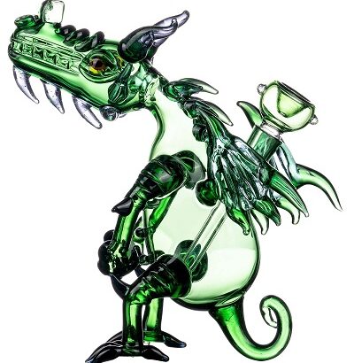 "Puff" The Glass Dragon Bong