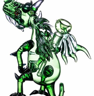 "Puff" The Glass Dragon Bong