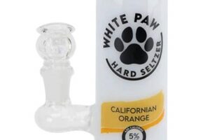 White Paw Glass Waterpipe