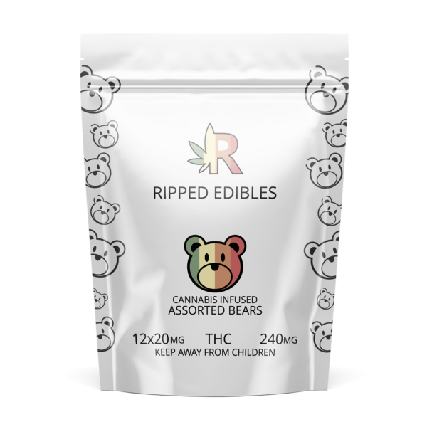Ripped Edibles – Assorted Bears 240mg THC