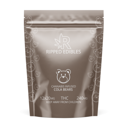 Ripped Edibles – Cola Bears 240mg THC