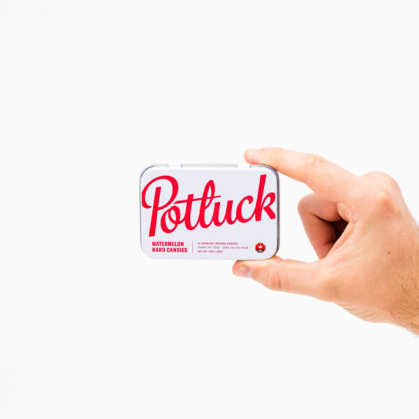 Potluck Hard Candies – Watermelon 300mg THC