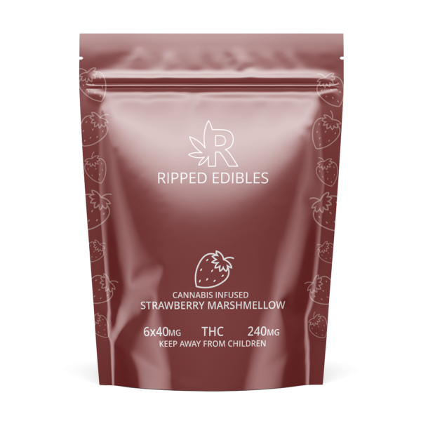 Ripped Edibles – Strawberry 240mg THC
