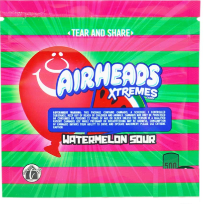 Airhead Extremes – Watermelon Sours 500MG THC