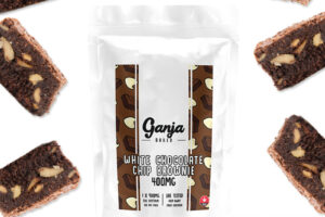 Ganja Edibles – White Chocolate Chip Brownie 400mg