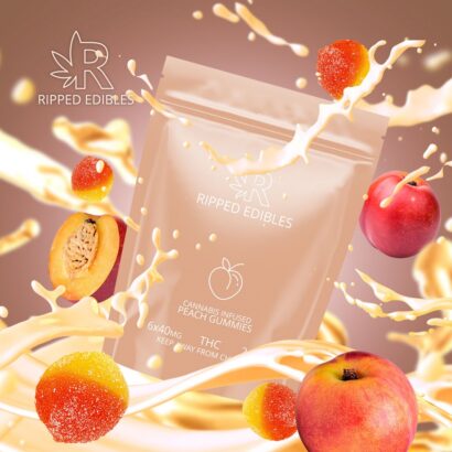 Ripped Edibles – Peaches 240mg THC