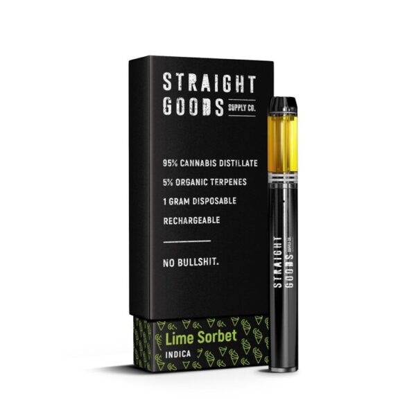 Straight Goods – Lime Sorbet Disposable (Indica)