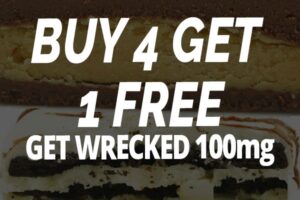 Get Wrecked Edibles 100mg – Buy 4 Get 1 Free
