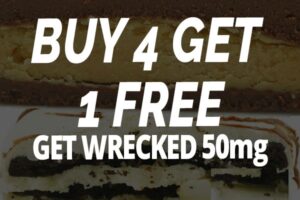 Get Wrecked Edibles 50mg – Buy 4 Get 1 Free