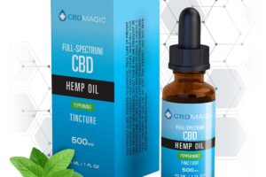 CBD Magic – Full Spectrum CBD Hemp Oil Peppermint Tincture (30 ml Bottle)