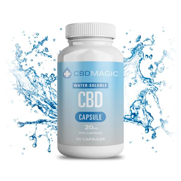 CBD Magic – Water Soluble CBD Gel Capsules 600mg (30 caps)