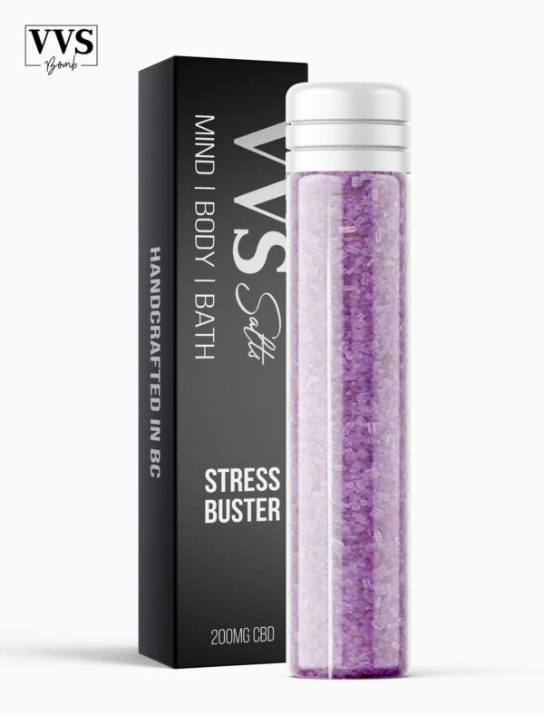 VVS Bath Salts – Stress Buster 200mg CBD