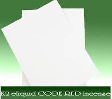 K2 E- Liquid code red incense on paper 5ml
