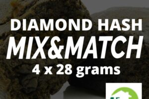 Multi Pack – Hash – Diamond Quarter Pound – 4 x 28g